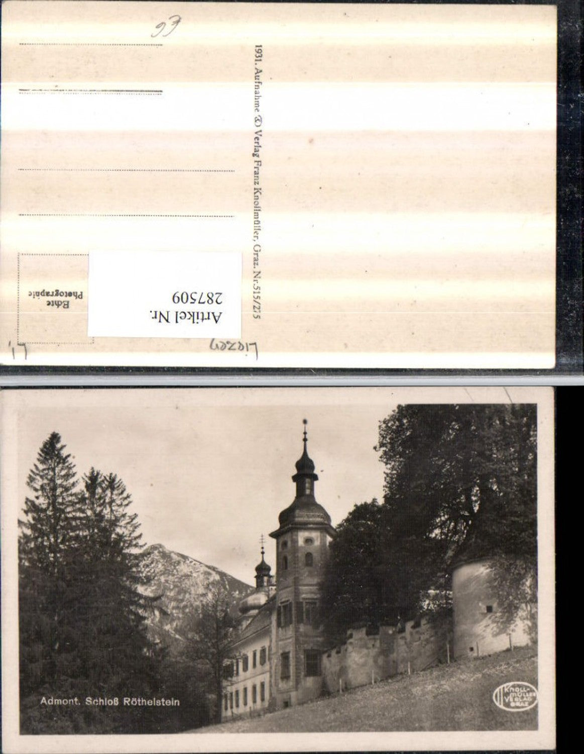 Alte Ansichtskarte – Old Postcard