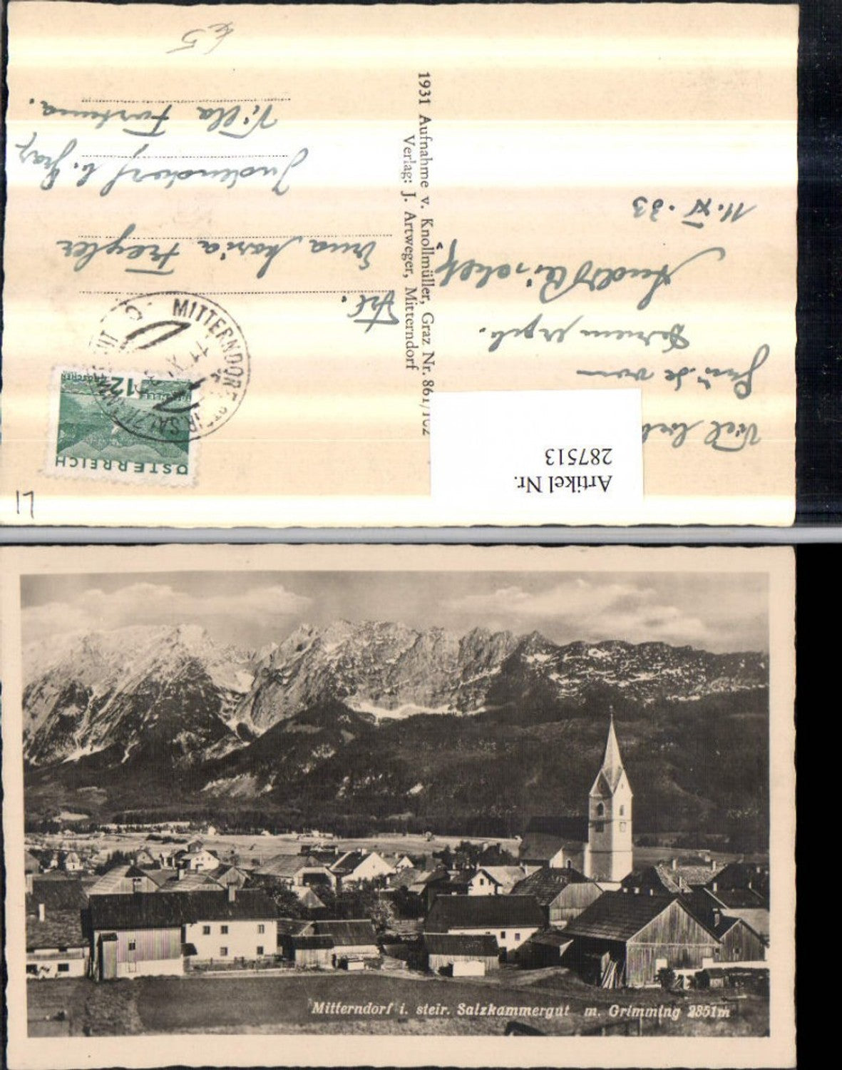 Alte Ansichtskarte – Old Postcard