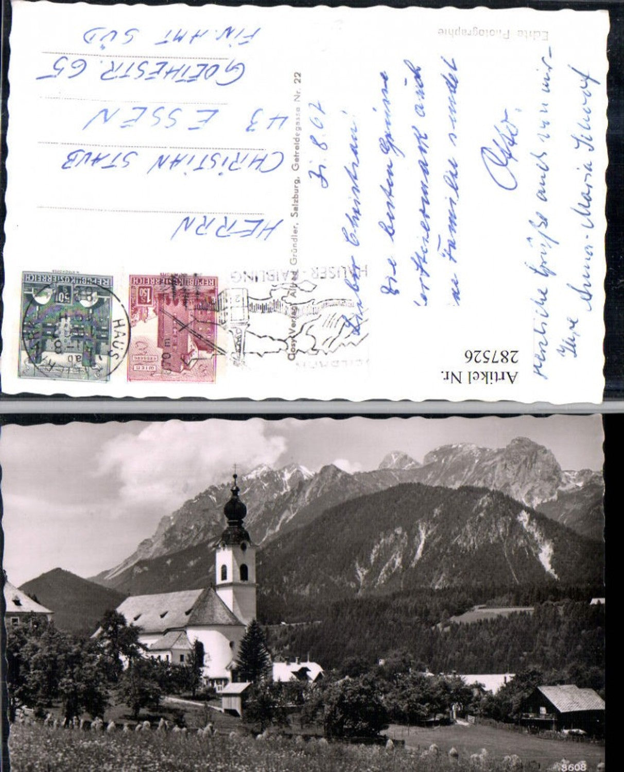 Alte Ansichtskarte – Old Postcard