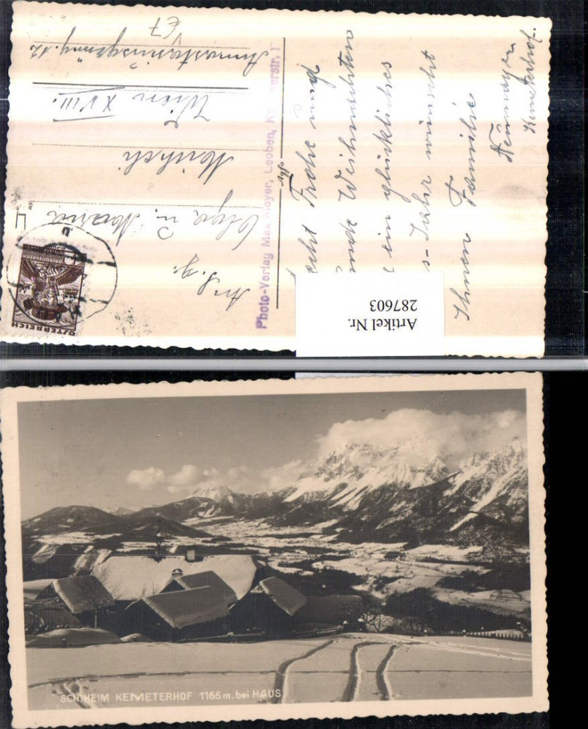 Alte Ansichtskarte – Old Postcard