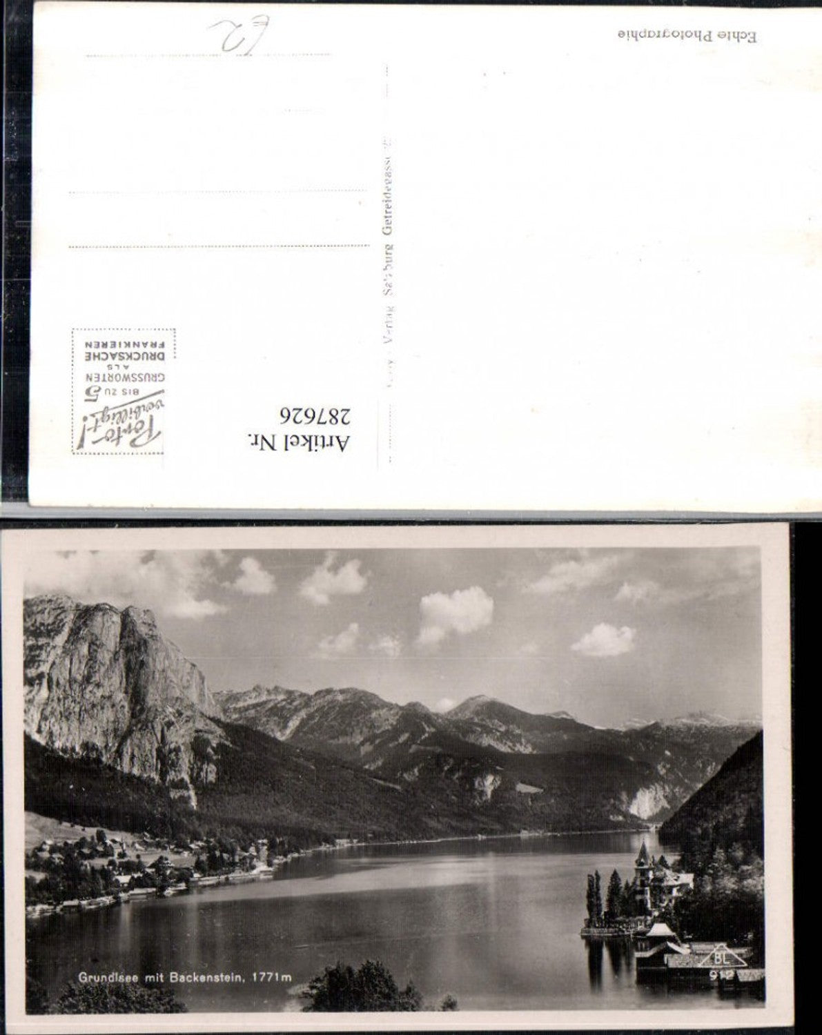 Alte Ansichtskarte – Old Postcard