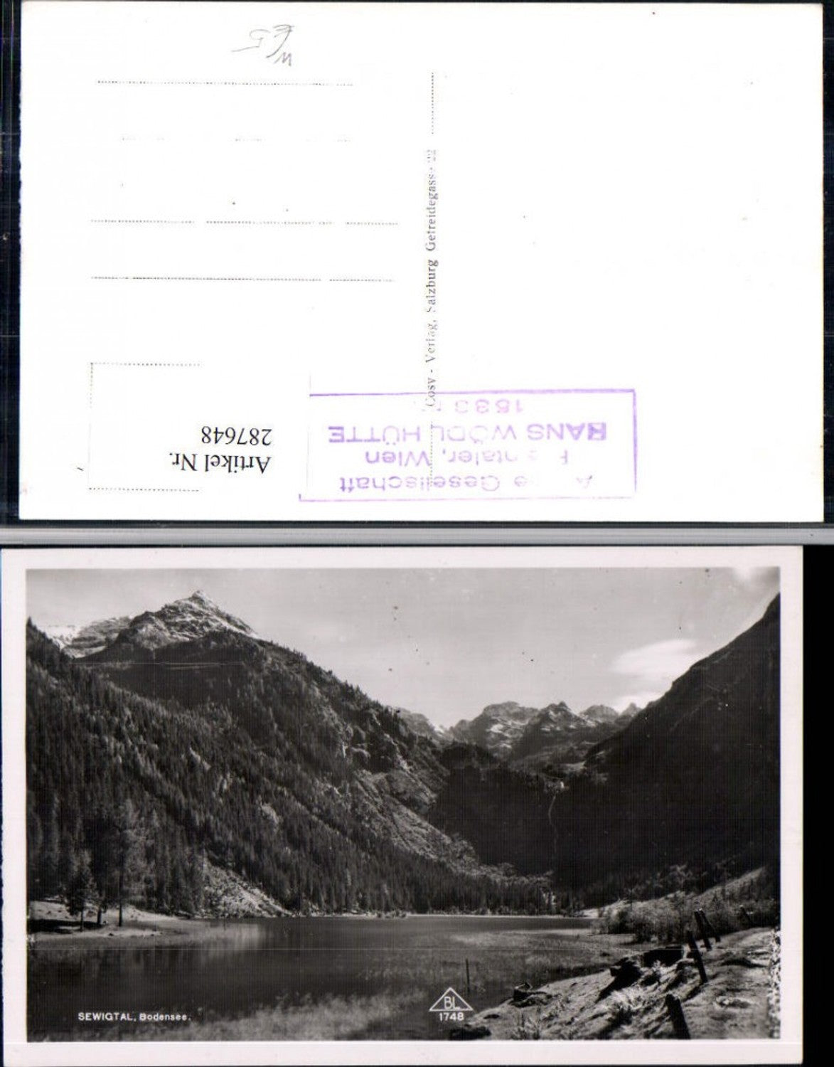 Alte Ansichtskarte – Old Postcard