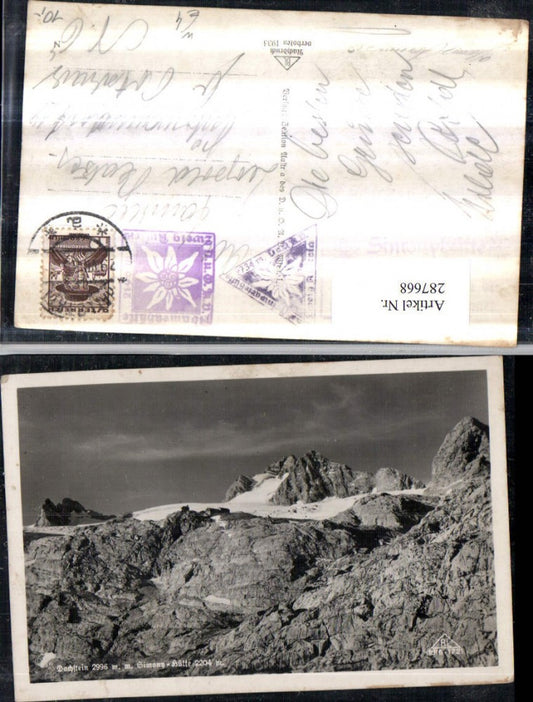 287668,Dachstein m. Simony-Hütte Berghütte b. Hallstatt