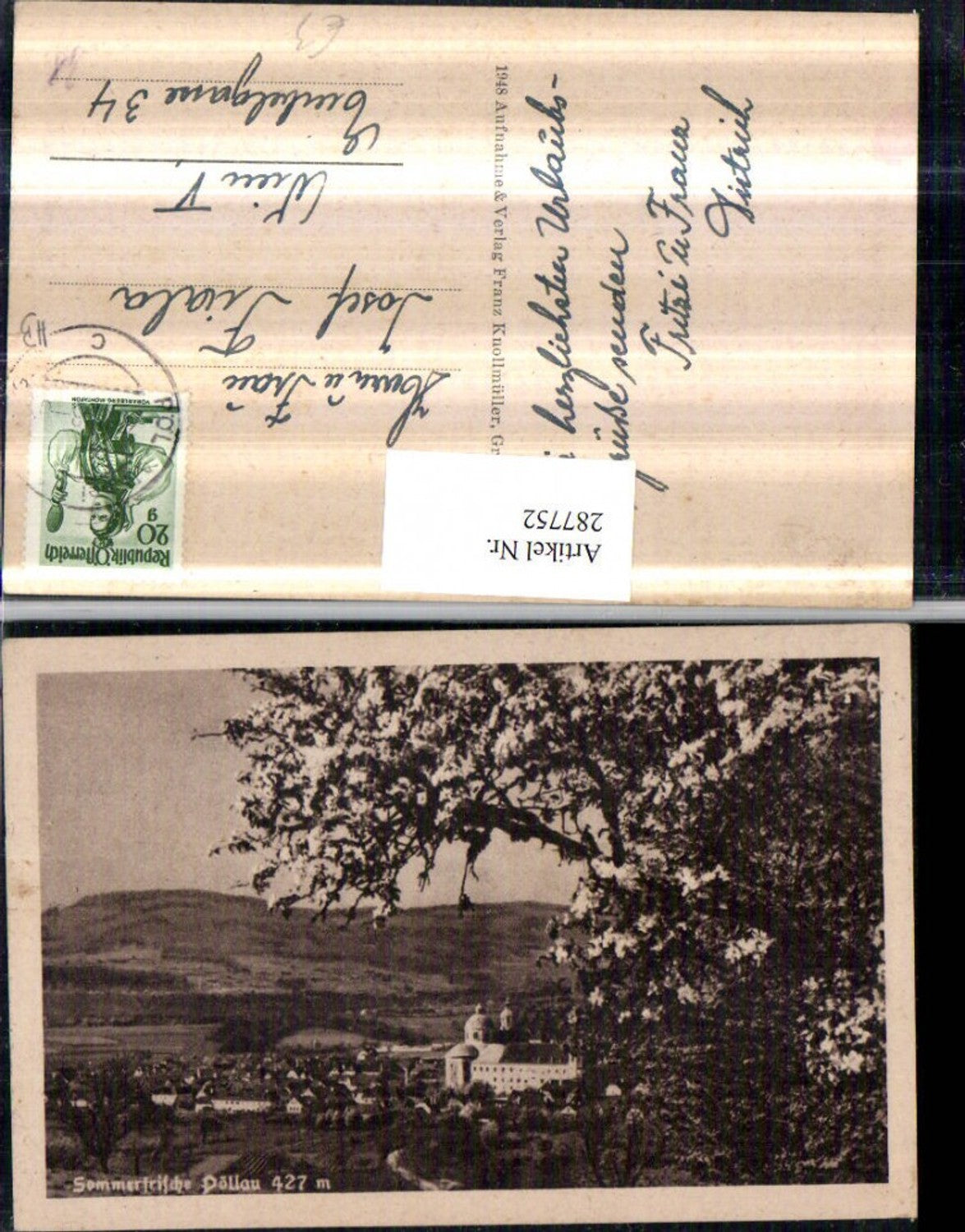 Alte Ansichtskarte – Old Postcard