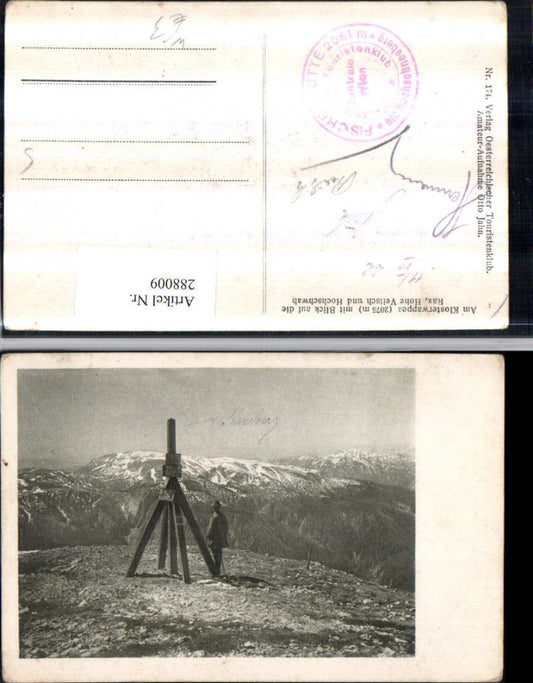 288009,Am Klosterwappen m. Blick auf d. Rax Hohe Veitsch u. Hochschwab Bergkulisse b. Reichenau
