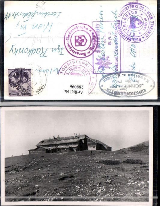 288096,Karl Ludwig-Haus Berghütte auf d. Raxalpe b. Prein