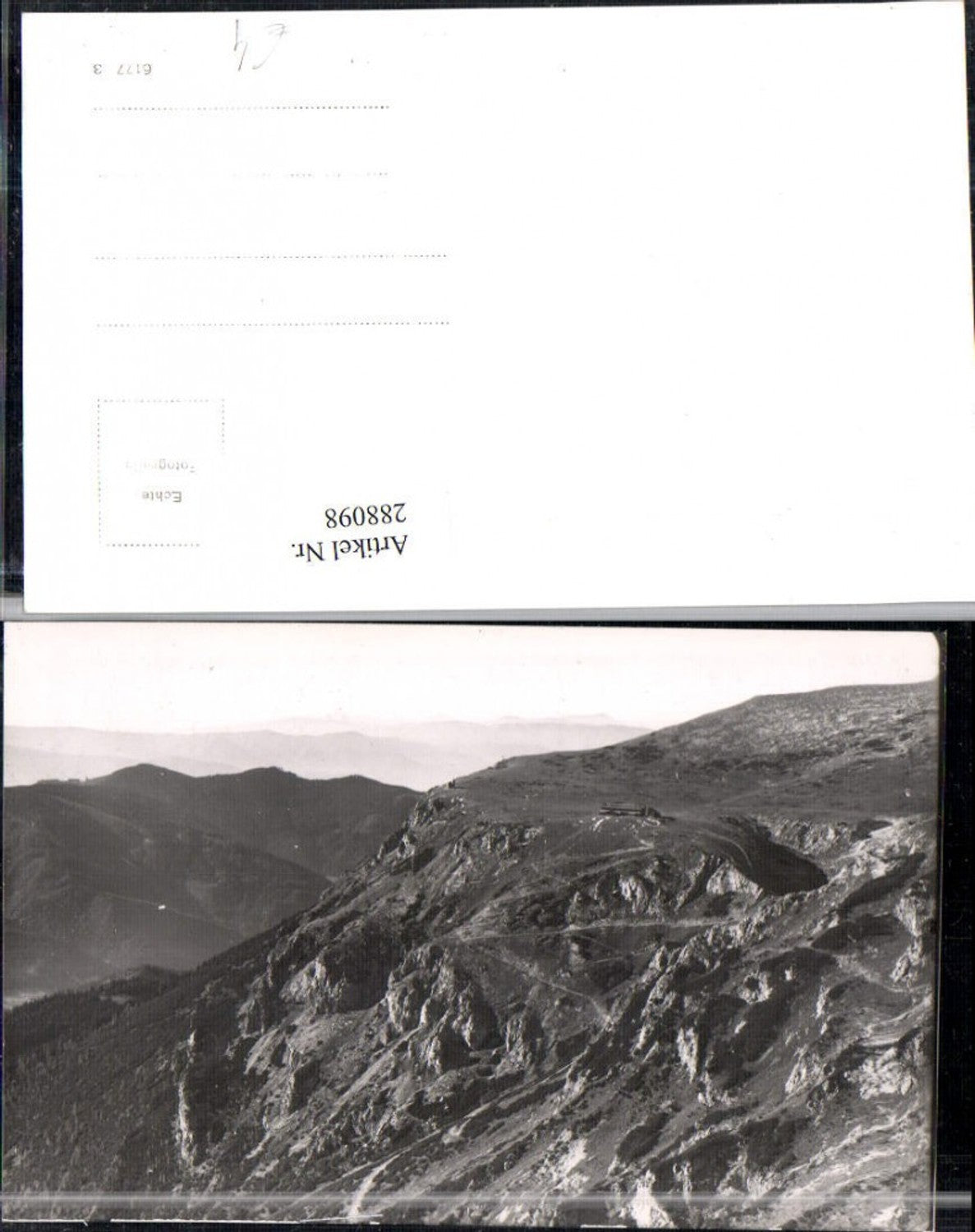 288098,Karl Ludwig-Haus Berghütte auf d. Rax Bergkulisse b. Prein