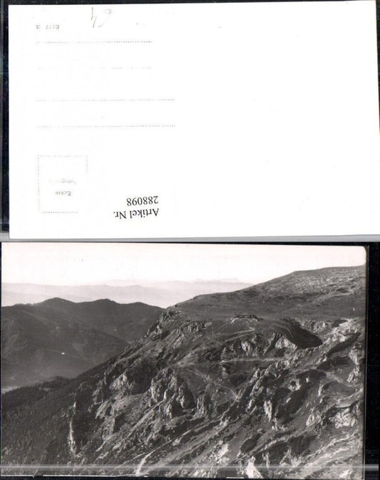 288098,Karl Ludwig-Haus Berghütte auf d. Rax Bergkulisse b. Prein