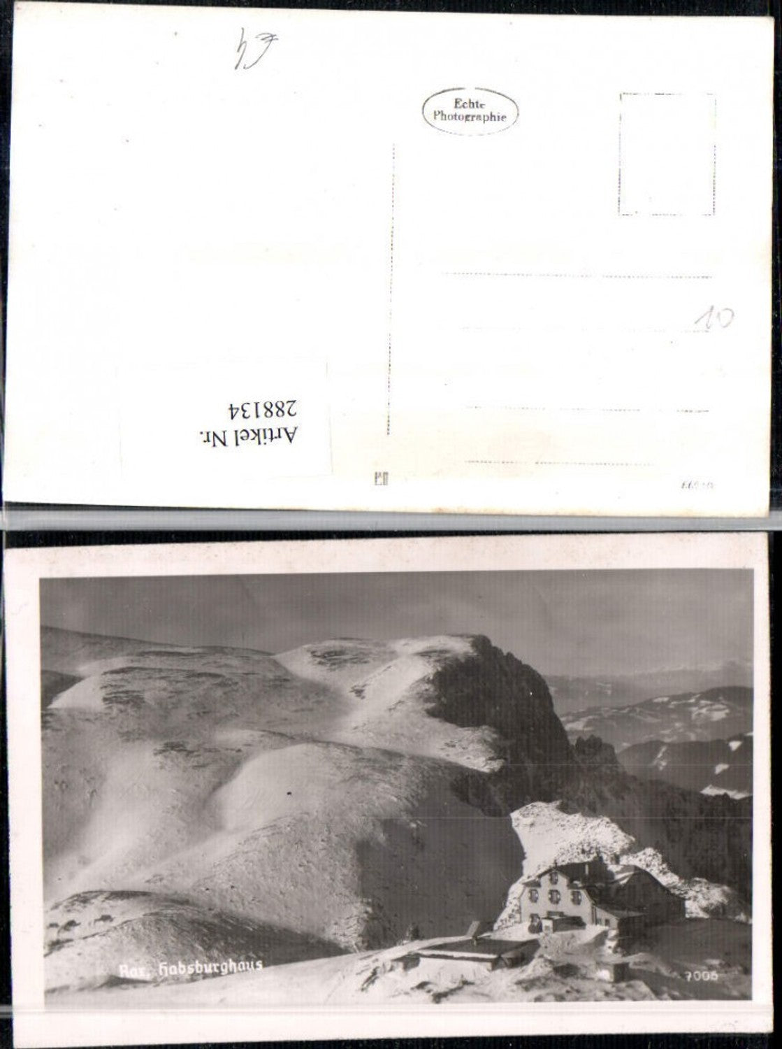 288134,Rax Habsburghaus Berghütte Bergkulisse b. Nasswald Schwarzau Winterbild