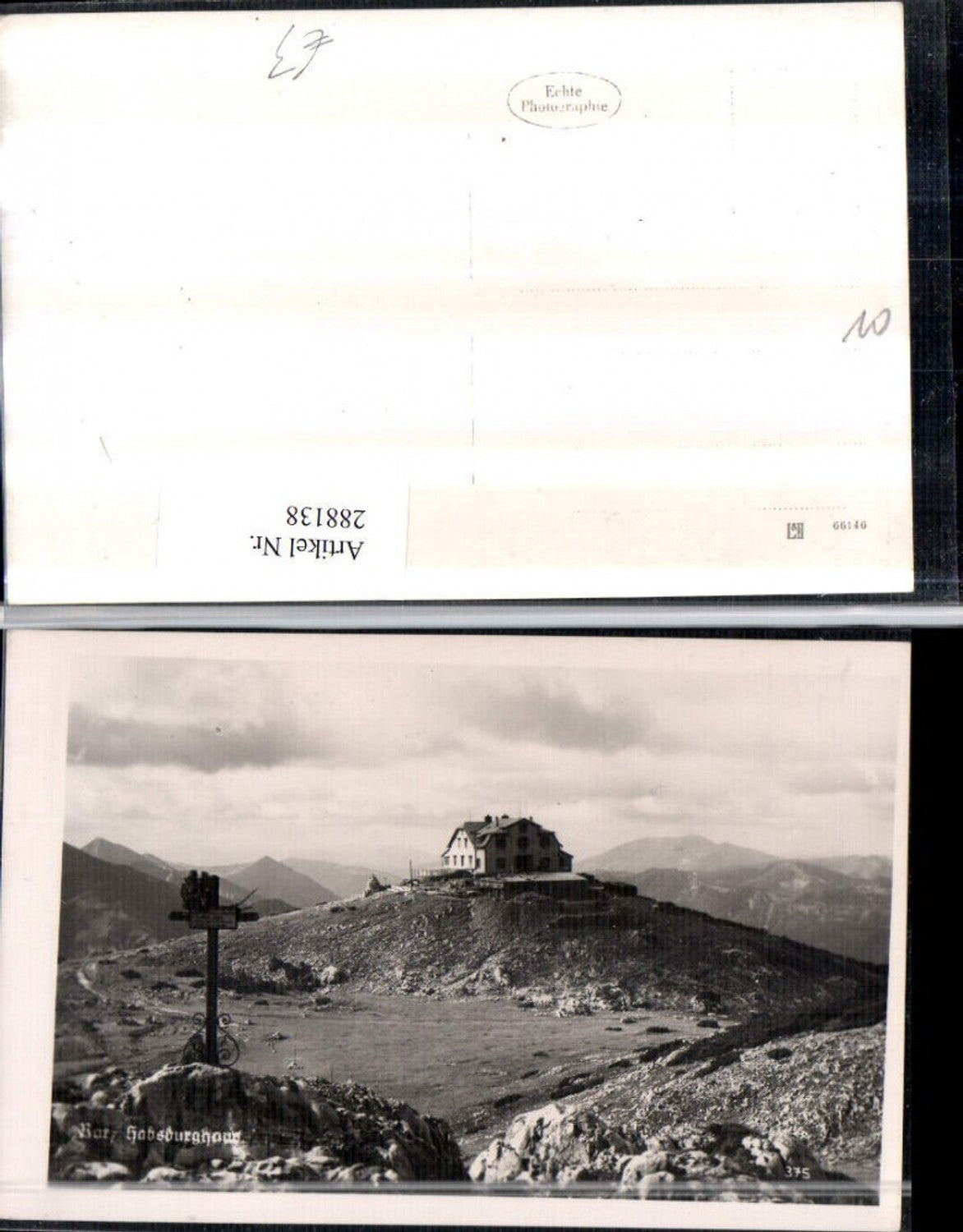 288138,Rax Habsburghaus Berghütte Bergkulisse b. Nasswald Schwarzau