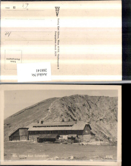 288141,Rax Karl Ludwig-Haus Berghütte Bergkulisse b. Prein