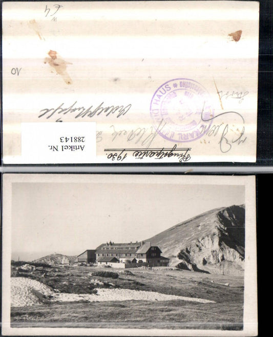 288143,Rax Karl Ludwig-Haus Berghütte b. Prein