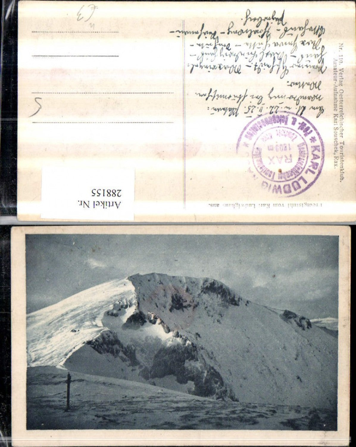 288155,Predigtstuhl vom Karl Ludwig-Haus aus Bergkulisse b. Prein