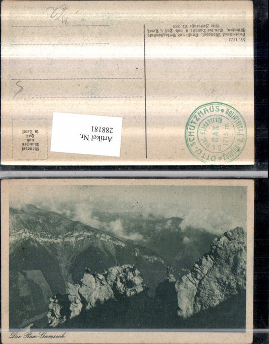 288181,Die Rax Gamseck Bergkulisse Bergsteiger b. Prein