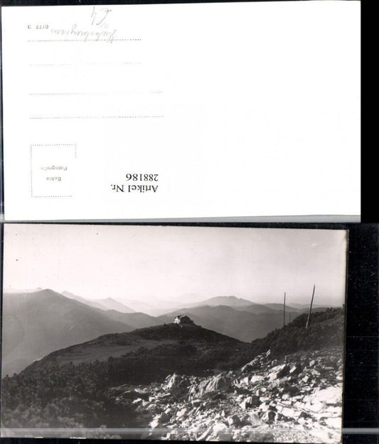 288186,Foto AK Habsburghaus Berghütte Bergkulisse b. Nasswald Schwarzau