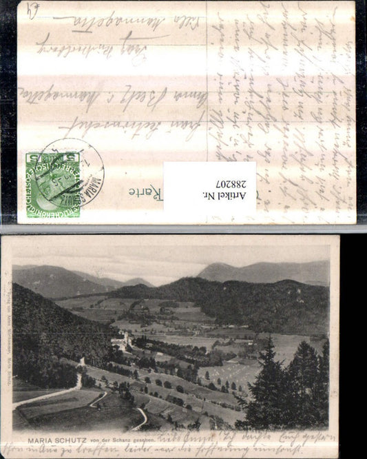 288207,Maria Schutz Totale von d. Schanz gesehen