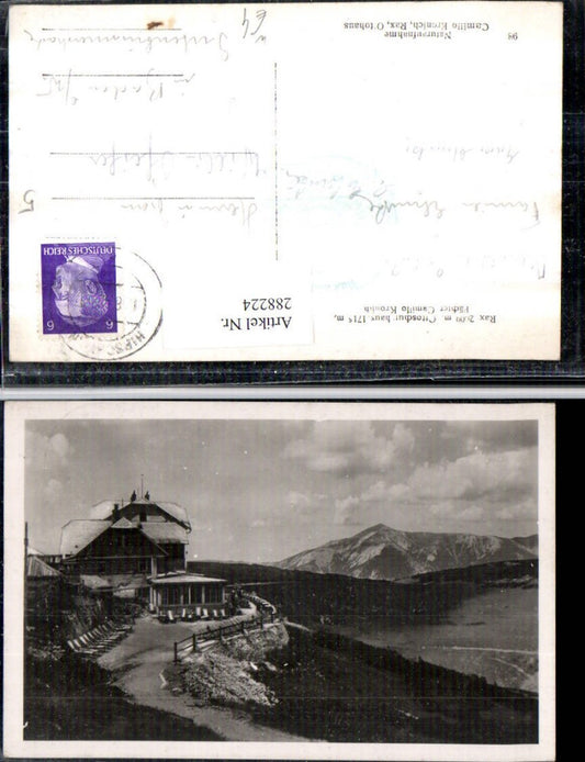288224,Rax Ottoschutzhaus Berghütte Bergkulisse b. Reichenau