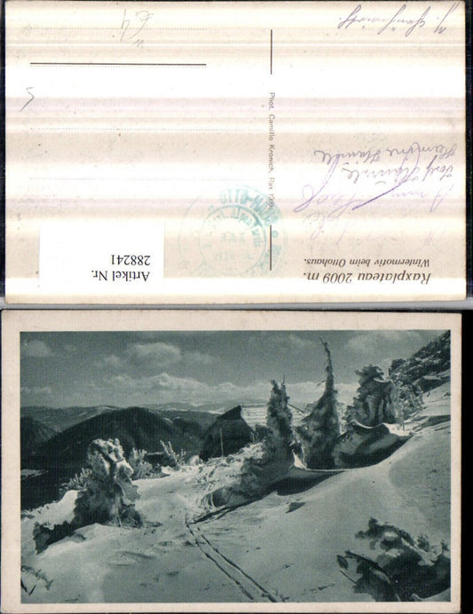 288241,Raxplateau Wintermotiv b. Ottohaus Berghütte Bergkulisse b. Reichenau