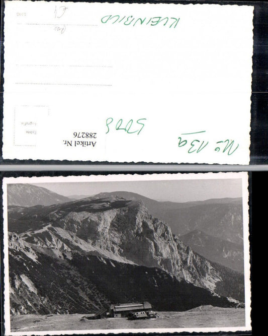 288276,Rax Berghütte Bergkulisse b. Reichenau