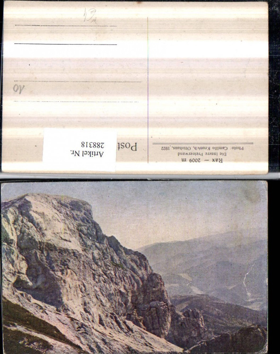 288318,Rax Preinerwand Bergkulisse b. Prein