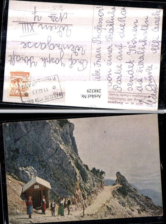 288329,Rax Raxgmoa Törl Steig m. Gelberhütte b. Reichenau