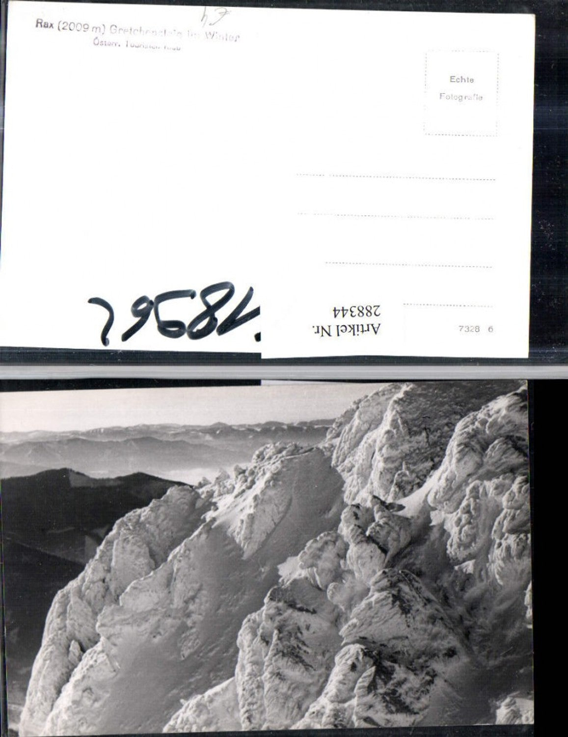 288344,Rax Grechtchensteig Bergkulisse Winterbild b. Reichenau
