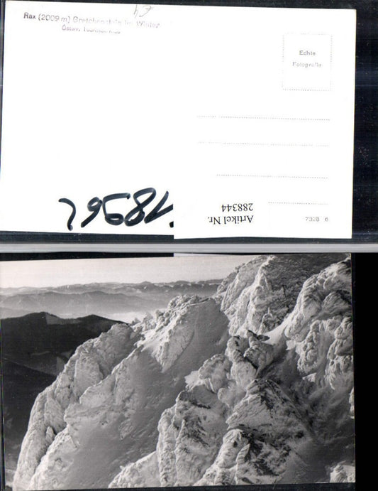 288344,Rax Grechtchensteig Bergkulisse Winterbild b. Reichenau