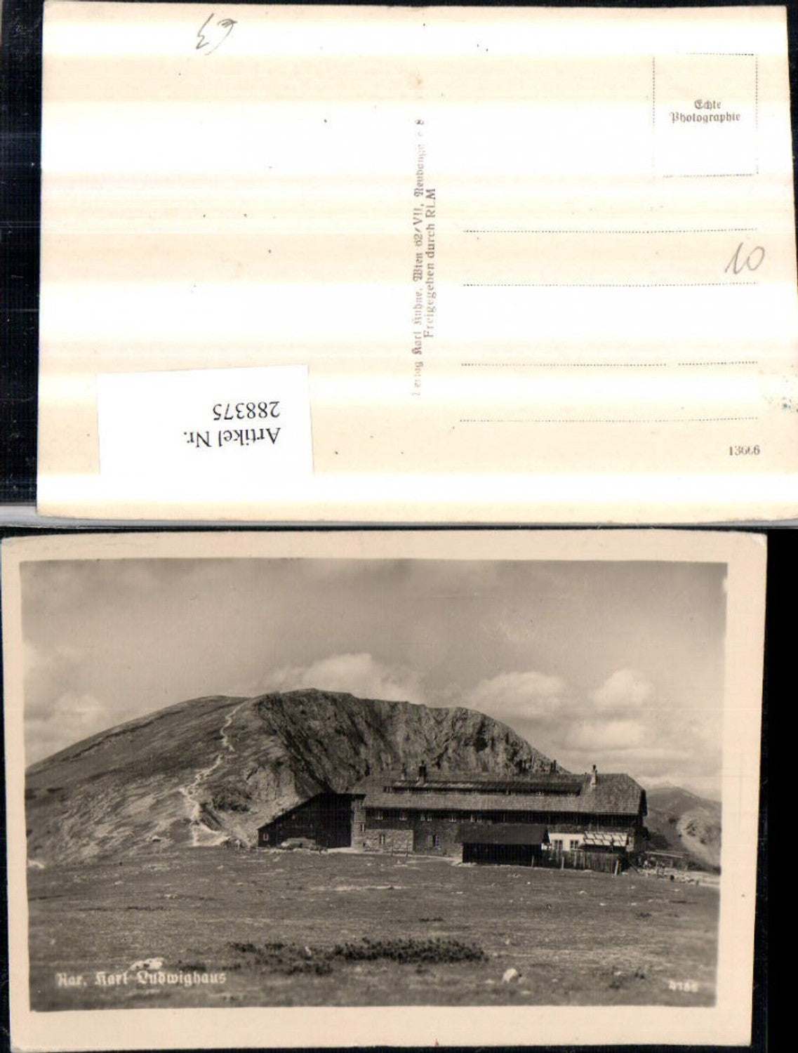 288375,Rax Karl Ludwig-Haus Berghütte Bergkulisse b. Prein