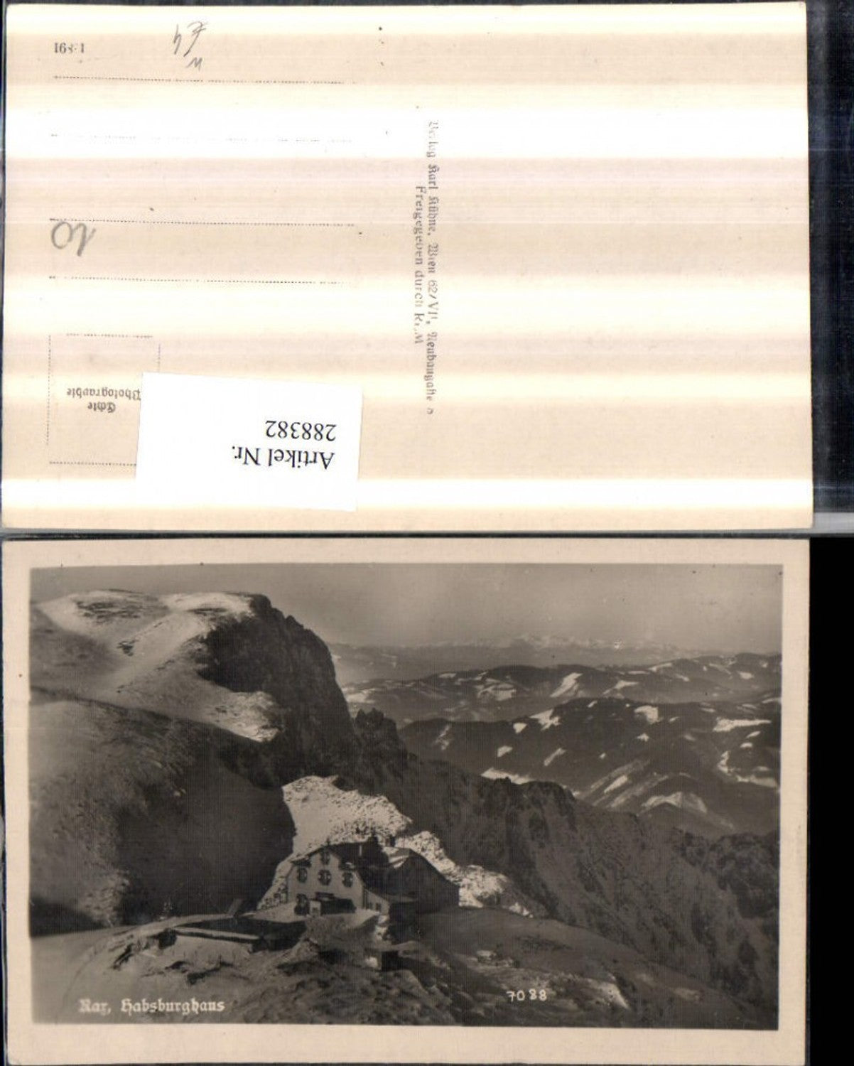 288382,Rax Habsburghaus Berghütte Bergkulisse Winterbild b. Nasswald Schwarzau