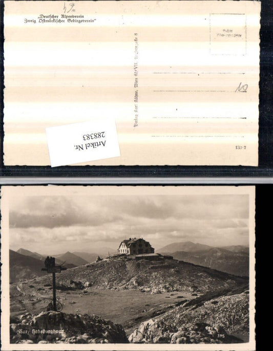 288383,Rax Habsburghaus Berghütte Bergkulisse b. Nasswald Schwarzau