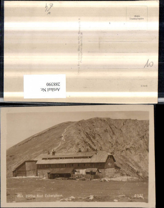 288390,Rax Karl Ludwig-Haus Berghütte Bergkulisse b. Prein