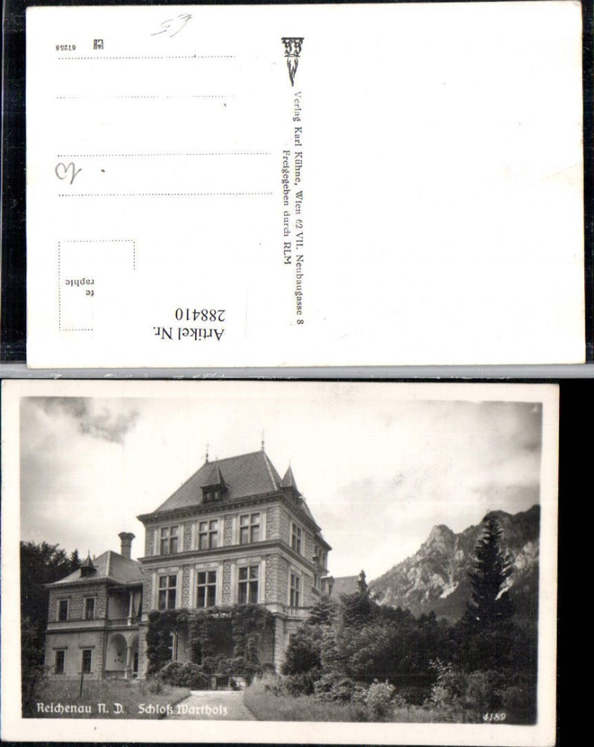 288410,Reichenau an d. Rax Schloss Wartholz