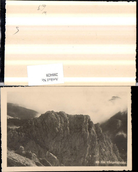 288428,Rax Königsschusswand Felsen Bergkulisse b. Reichenau