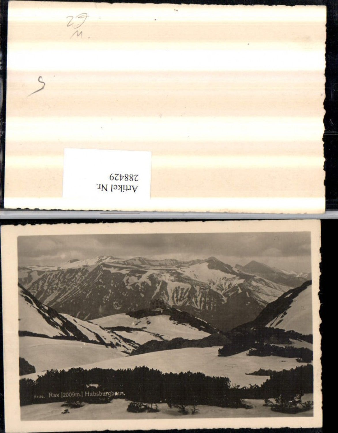 288429,Rax Habsburghaus Berghütte Bergkulisse Winterbild b. Nasswald Schwarzau
