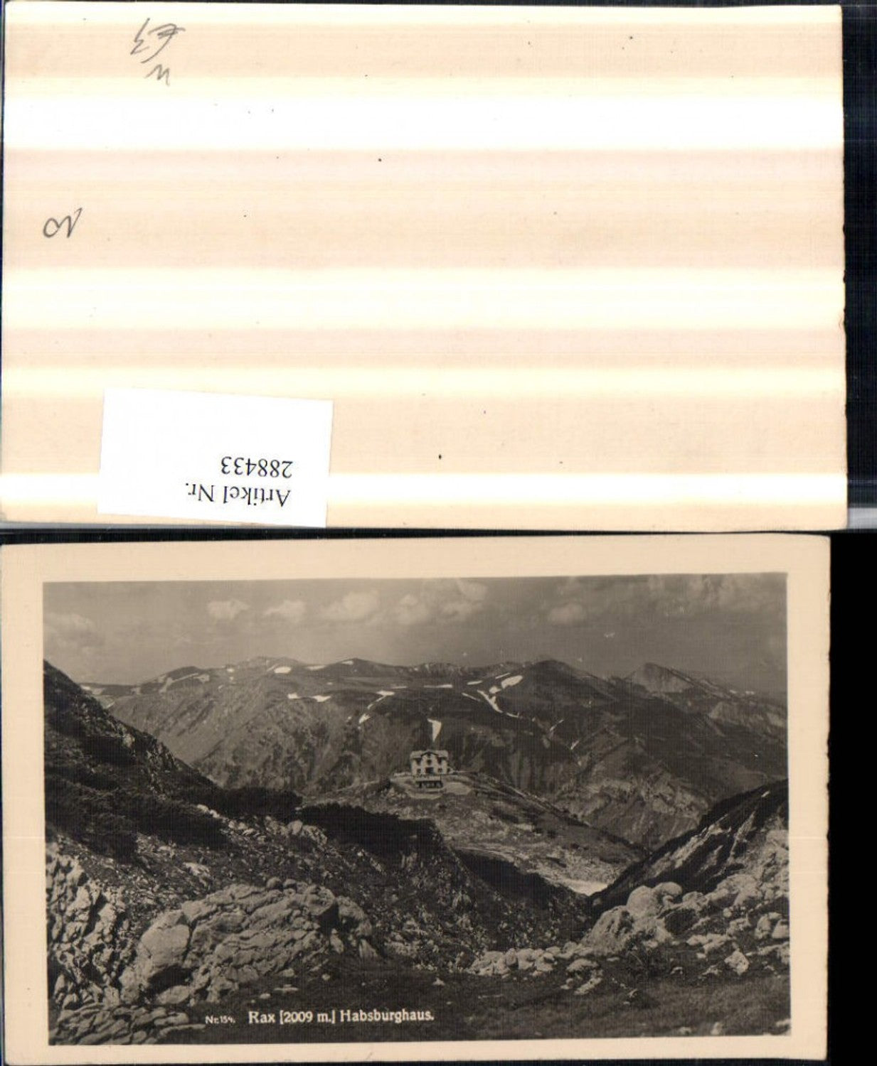 288433,Rax Habsburghaus Berghütte Bergkulisse b. Nasswald Schwarzau