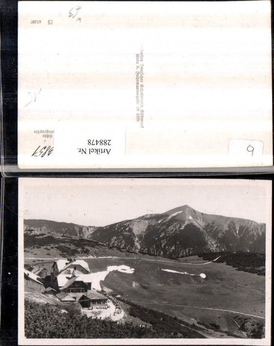 288478,Rax Habsburghaus Berghütte Bergkulisse b. Nasswald Schwarzau
