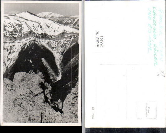 288491,Gamseck geg. Scheealm Ötscher Bergkulisse b. Nasswald Schwarzau