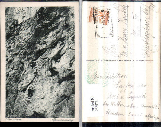 288573,Rax Alpenvereinsteig b. Reichenau Bergsteiger Leiter