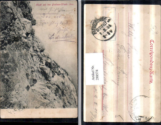 288574,Rax Block auf d. Preiner-Wand b. Prein Bergsteiger