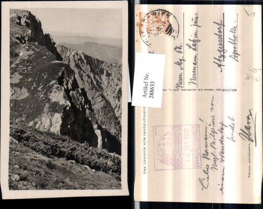 288633,Rax Gamseck v. Habsburghaus Bergkulisse b. Nasswald Schwarzau