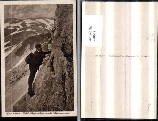 288658,Rax Karl Bergersteig in d. Preinerwand Bergkulisse b. Prein Bergsteiger Kletterer