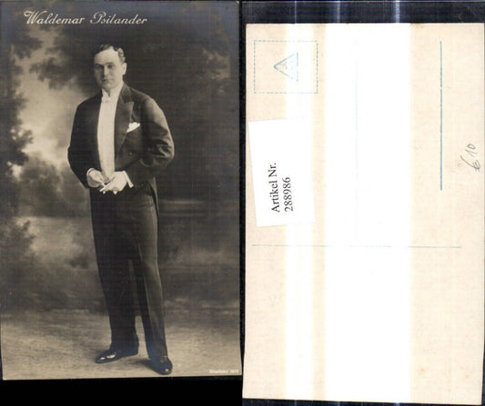 288986,Schauspieler Valdemar Psilander Waldemar Psilander