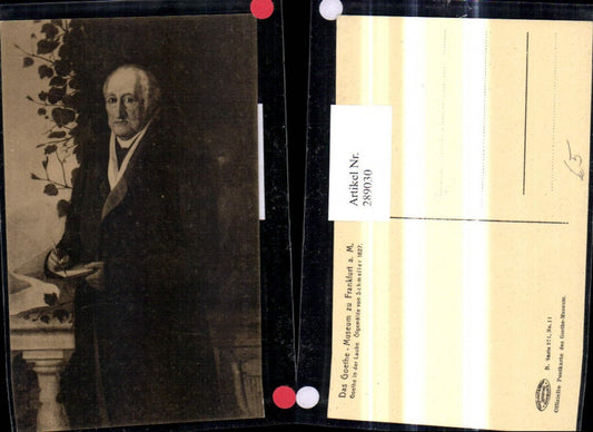 289030,Künstler Ak Schmeller Goethe i. d. Laube Kunst Dichter