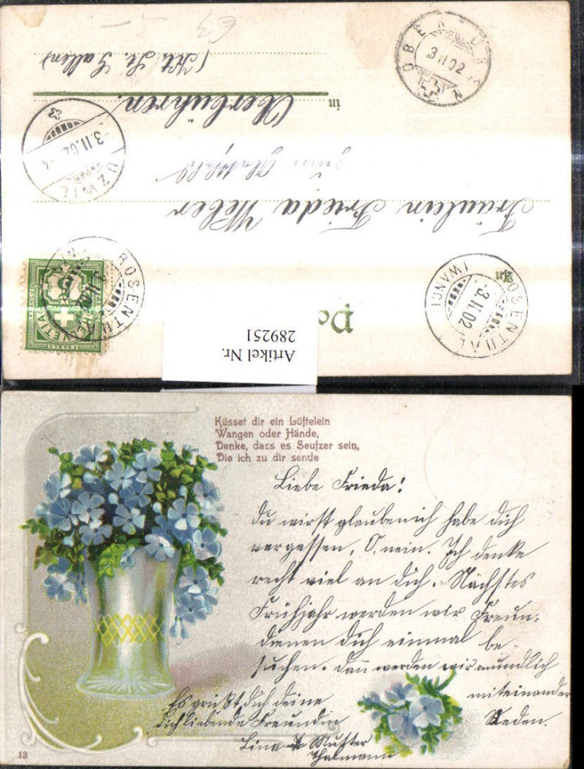 Alte Ansichtskarte – Old Postcard