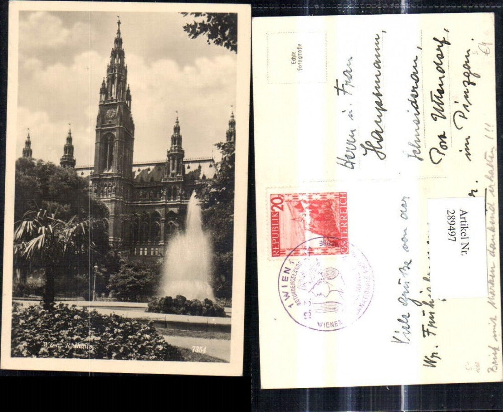 Alte Ansichtskarte – Old Postcard