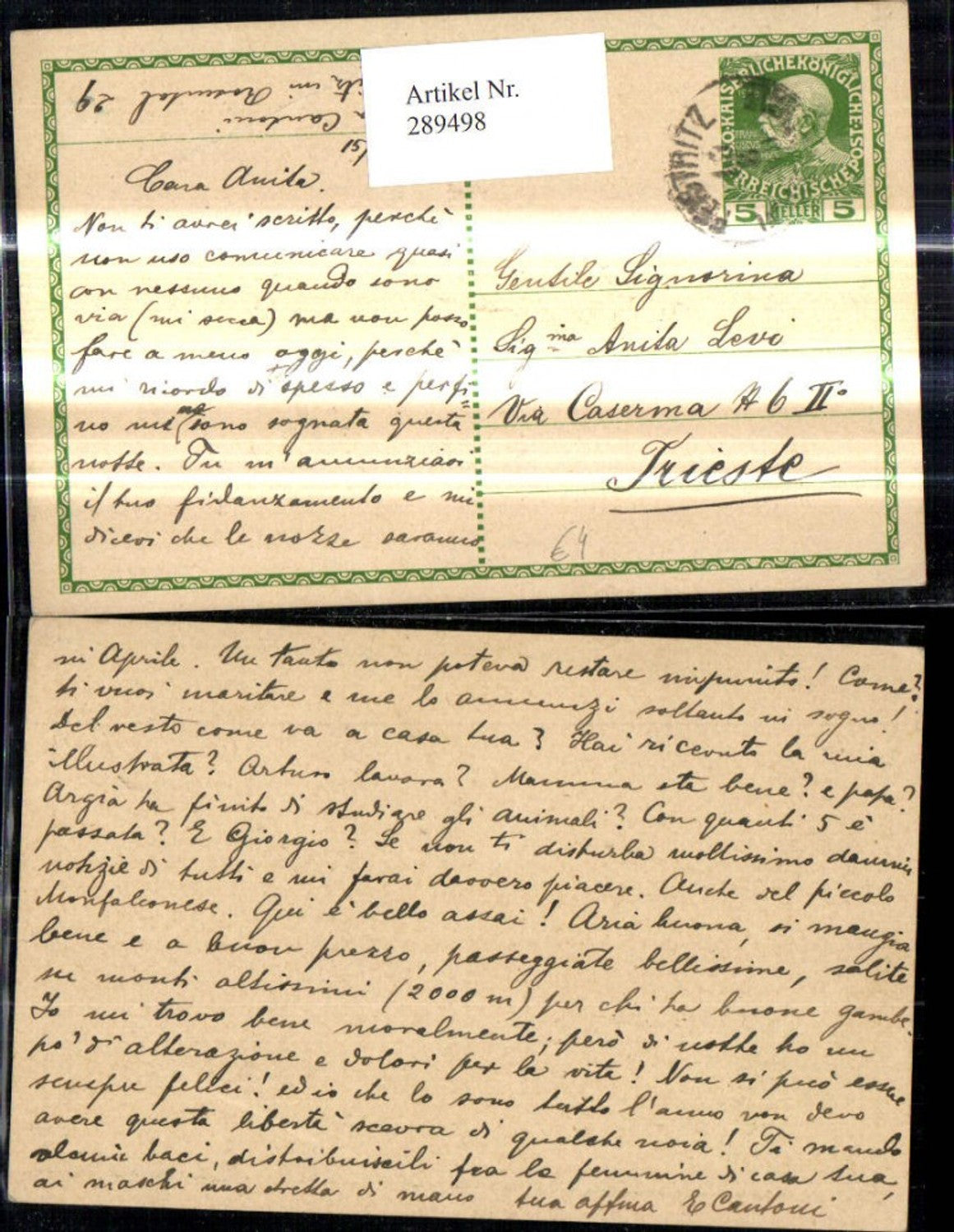 Alte Ansichtskarte – Old Postcard