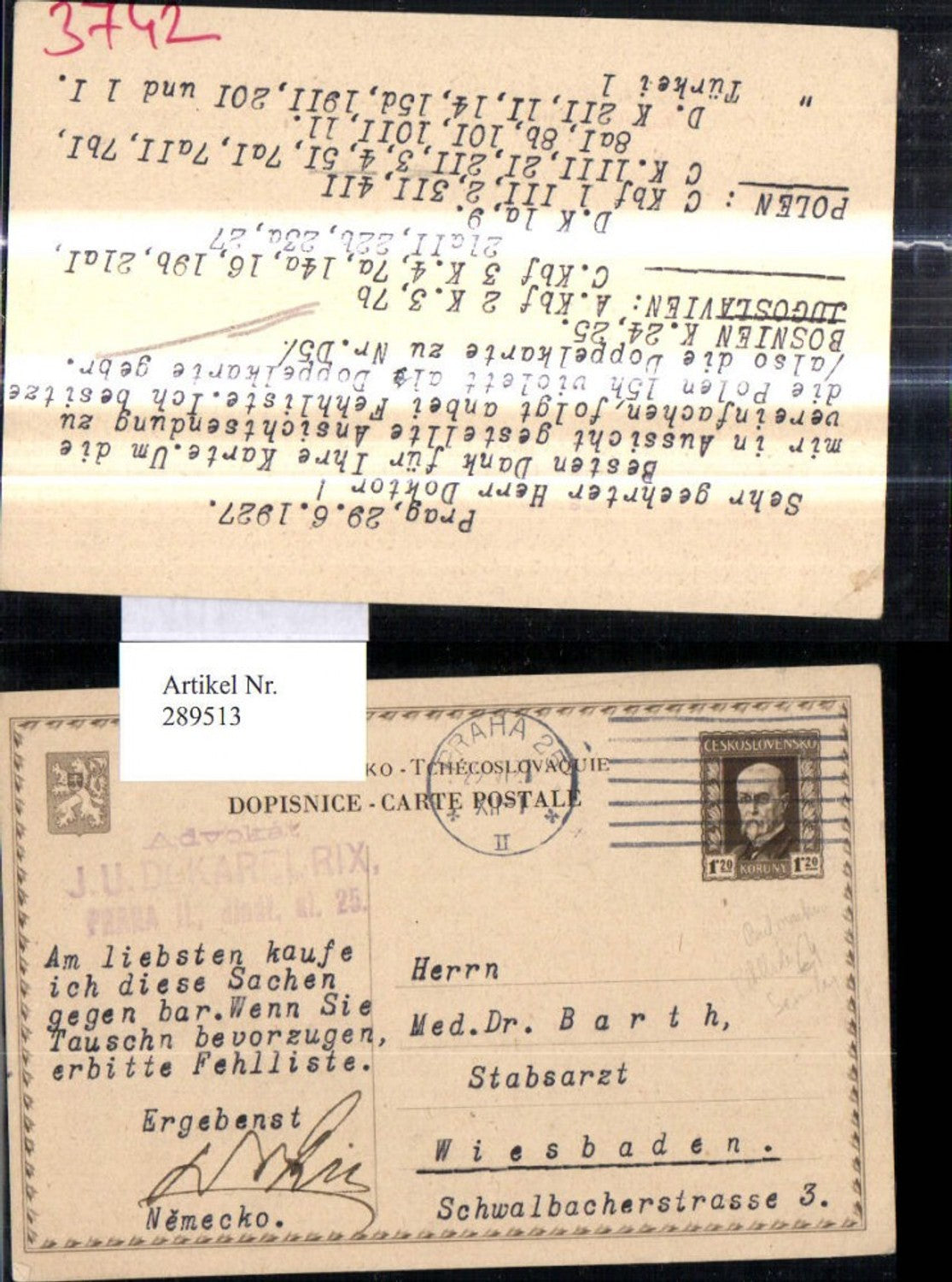 Alte Ansichtskarte – Old Postcard