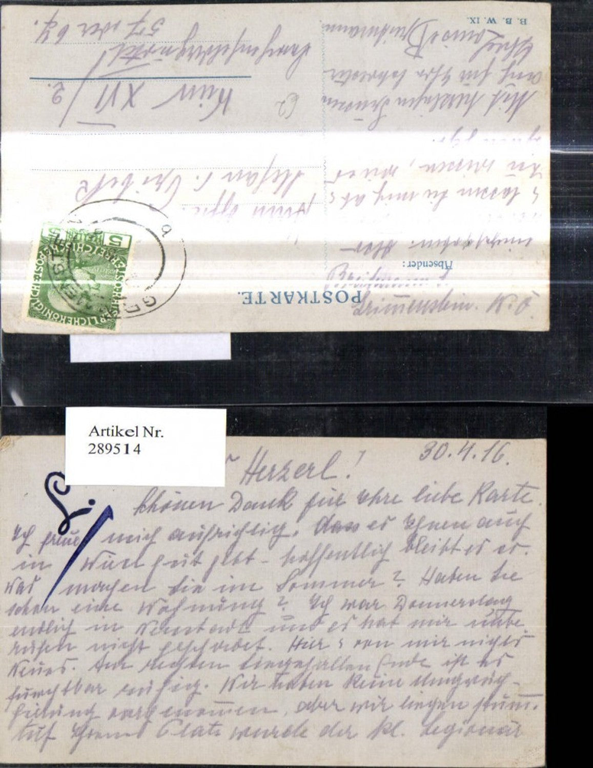 Alte Ansichtskarte – Old Postcard