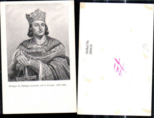 289618,Künstler Ak Philippe II Portrait Adel Monarchie