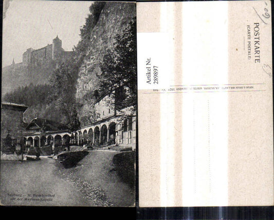 289897,Salzburg St Peterfriedhof m. d. Maximus-Kapelle Friedhof